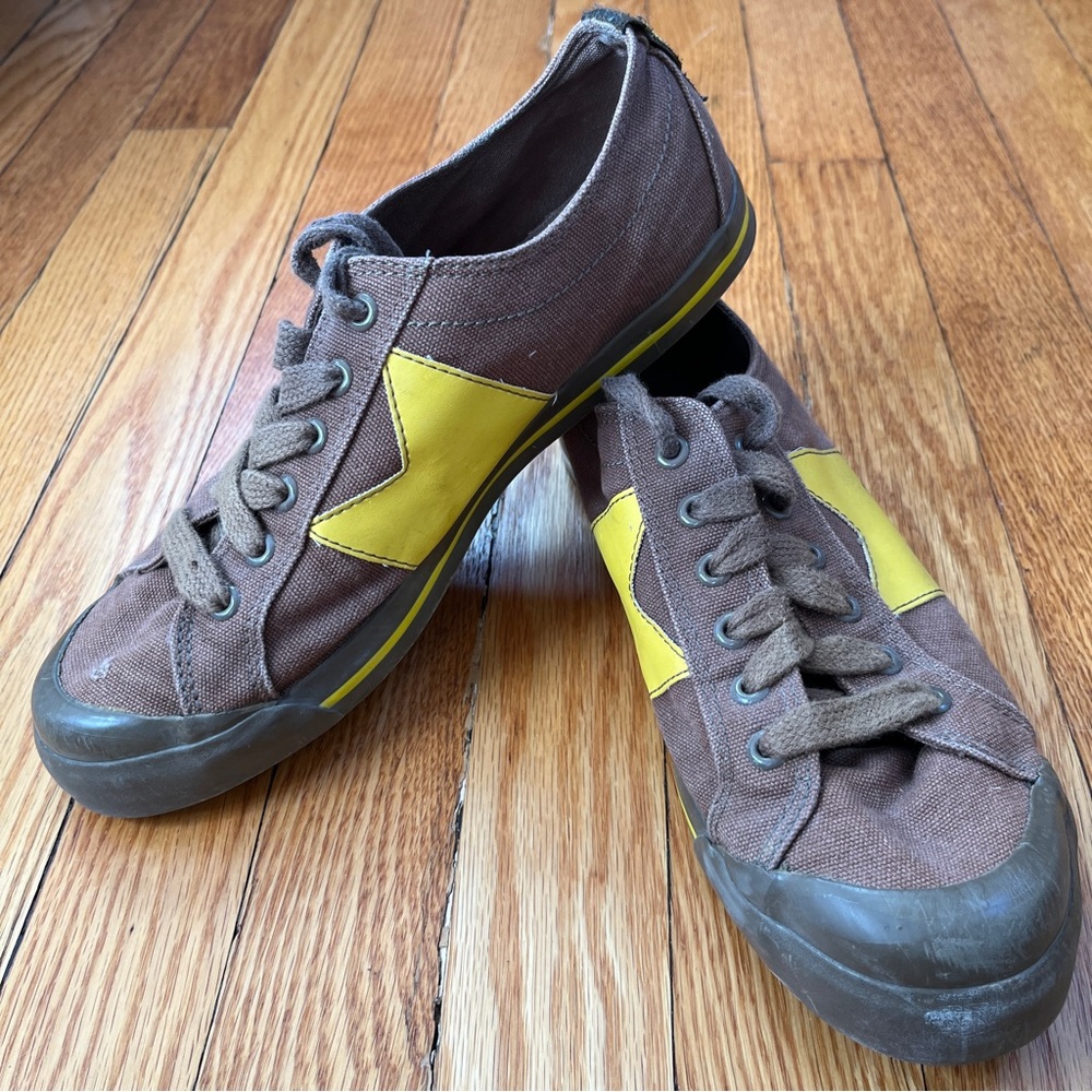 MacBeth Eliot Began Sneakers, Brown/Yellow 7 RARE